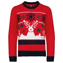 Jersey de Navidad infantil Rojo 6/8 ans