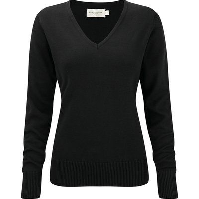 Jersey cuello de pico para chica Black XXL