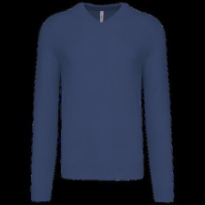 Jersey Punto cuello de pico hombre Deep Blue XL