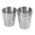 Juego de 4 vasos de 25mL acero inox