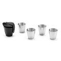 Juego de 4 vasos de 25mL acero inox