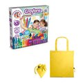 Juego educativo crayones con bolsa de regalo Amarillo