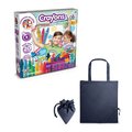 Juego educativo crayones con bolsa de regalo Azul Marino