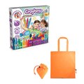 Juego educativo crayones con bolsa de regalo Naranja