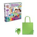 Juego educativo crayones con bolsa de regalo Verde Claro