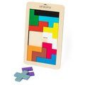 Juego Habilidad 12 pzs Tetris en Madera Color