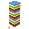 Juego Habilidad Torre Colores Madera