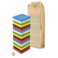 Juego Habilidad Torre Colores Madera