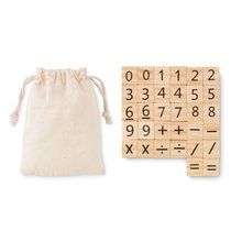 Juego Educativo de Madera 32 Piezas Beig