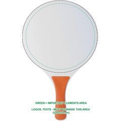 Juego de palas de madera MDF con pelota a juego | RACKET 2 PD