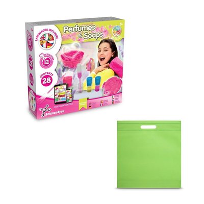 Juego educativo Perfumes y Jabones con bolsa de regalo Verde Claro