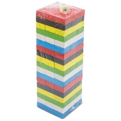 Juego Habilidad Torre Colores Madera