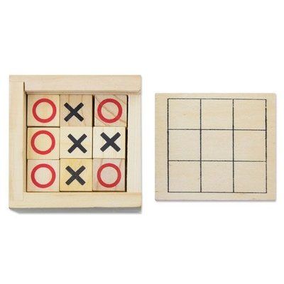 Juego de Mesa 3 en Raya de Madera