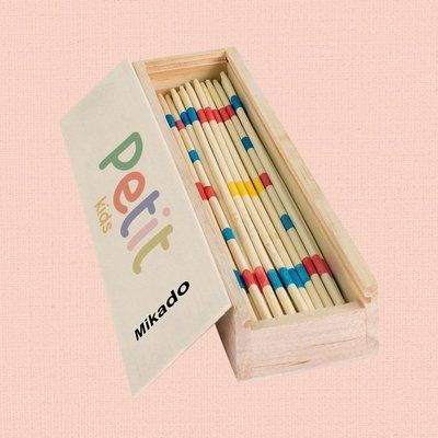 Juego Mikado de Madera 41 Piezas