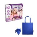 Kit educativo de Maquillaje Infantil con Bolsa de Regalo Azul Royal