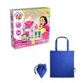 Kit educativo de perfumes y jabones con bolsa Azul Royal