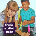 Kit juego educativo de tatuajes temporales