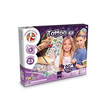 Kit educativo de tatuajes con bolsa kraft Natural