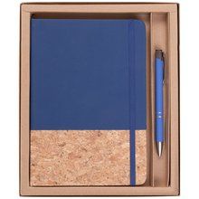 Kit de libreta y bolígrafo Azul