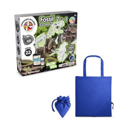 Kit educativo de excavación de fósiles Azul Royal