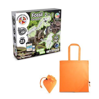 Kit educativo de excavación de fósiles Naranja