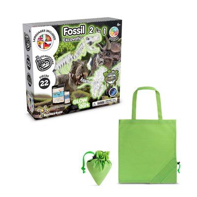 Kit educativo de excavación de fósiles Verde Claro