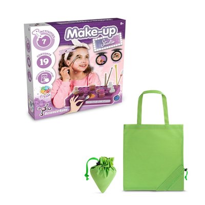 Kit educativo de Maquillaje Infantil con Bolsa de Regalo Verde Claro