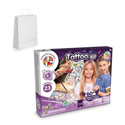 Kit juego educativo de tatuajes temporales