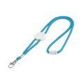 Lanyard Ajustable con Cierre Click Azul Claro