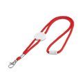 Lanyard Ajustable con Cierre Click Rojo