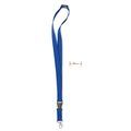 Lanyard con Cierre y Hebilla Desmontable Azul Royal