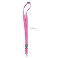 Lanyard con Cierre y Hebilla Desmontable Fucsia