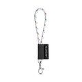 Lanyard corto en poliéster 301 - Blanco