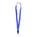 Lanyard con luces LEDs y pilas incluidas Azul