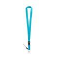 Lanyard de poliéster Azul Claro