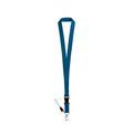 Lanyard de poliéster Azul