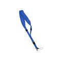 Lanyard Poliéster con Gorro Impermeable Azul