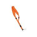 Lanyard Poliéster con Gorro Impermeable Naranja