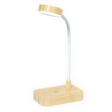 Lámpara cargador de bambú