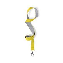 Lanyard Bicolor de Poliéster Amarillo