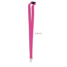 Lanyard con Cierre de Seguridad Fucsia