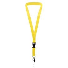 Lanyard Doble Seguro Antienganches Amarillo