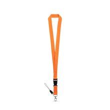 Lanyard de poliéster Naranja