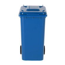 Lapicero en forma de cubo de basura Azul