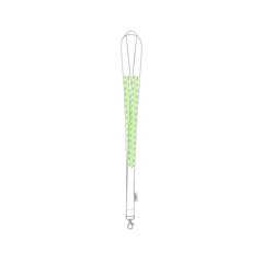 Lanyard Blanco Antibacteriano Poliéster | Cara 1 (en las 2 tiras) | 250 x 15