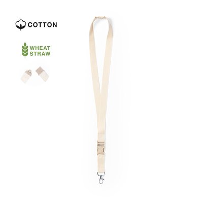 Lanyard de Algodón con Cierre Seguridad Eco