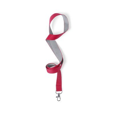 Lanyard Bicolor de Poliéster Roj