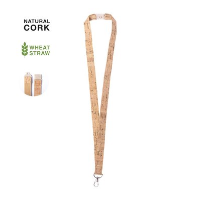 Lanyard de Corcho Natural