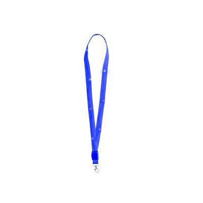 Lanyard con luces LEDs y pilas incluidas