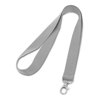 Lanyard de Poliéster 2cm Gris Claro